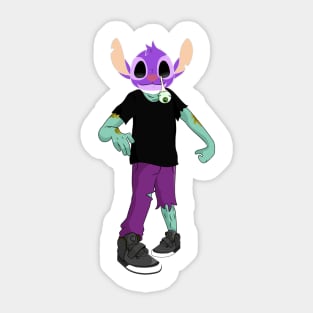 Zombie Stitch Version Sticker